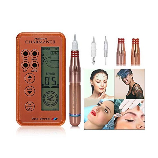 Digital Machine de Tatouage, Professionnel Permanent Machine Tatouage de Sourcils et Lèvres, Maquillage Stylo Tatouage Machin
