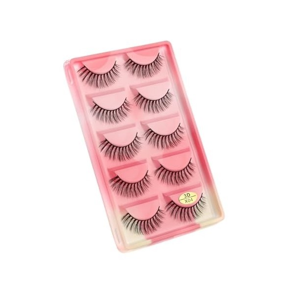 UAMOU Faux-Cils en vison 3D pelucheux, 10/50/100 boîtes, maquillage naturel, Long Volume, en vrac, personnalisés Cheerfully 