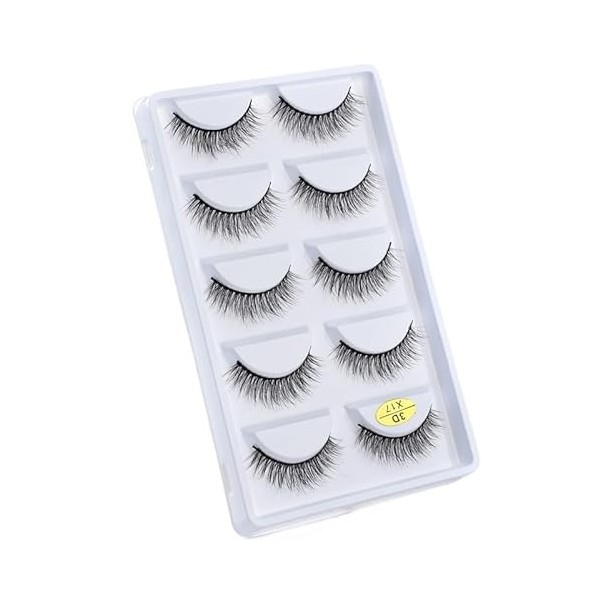 UAMOU Faux-Cils en vison 3D pelucheux, 10/50/100 boîtes, maquillage naturel, Long Volume, en vrac, personnalisés Cheerfully 