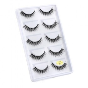 UAMOU Faux-Cils en vison 3D pelucheux, 10/50/100 boîtes, maquillage naturel, Long Volume, en vrac, personnalisés Cheerfully 