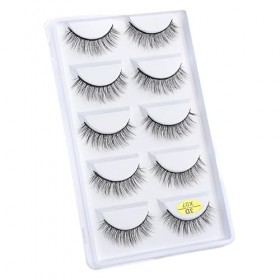 UAMOU Faux-Cils en vison 3D pelucheux, 10/50/100 boîtes, maquillage naturel, Long Volume, en vrac, personnalisés Cheerfully 