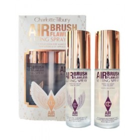 CHARLOTTE TILBURY Airbrush Flawless Setting Spray Set 2 x 34 ml