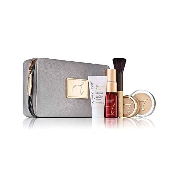 Jane Iredale Kit de démarrage Coffret de départ Nouveau 2014 - Moyen Clair - Chaud Sienna