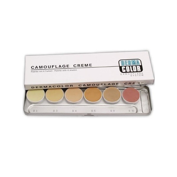 dermac OCTOCOLOR Camouflage Palette 6 Couleurs, sorti erung : M