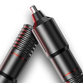 Junzheng Kit Stylo de Tatouage,Kit de Tattoo Stylo Rotatif Hybride,Mini Alimentation de Tatouage,20 Aiguilles de Tatouage,10 