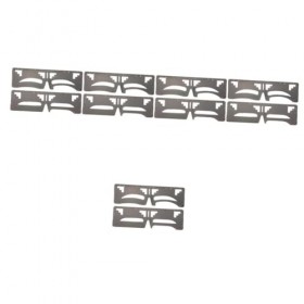 Ipetboom 10 Pièces Règle À Sourcils T Outil Modèle De Mesure De Maquillage Règle En T Timbre À Sourcils Pochoir Pochoir À Sou