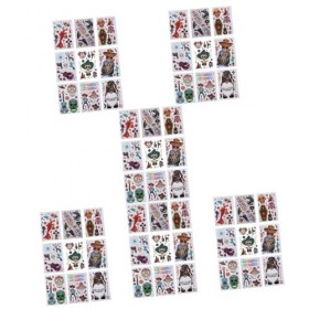 DOITOOL 54 Pcs Verre Autocollant Fenêtre Autocollant Halloween Mur SAccroche Mexique Autocollants Halloween Sac De Fête Jour