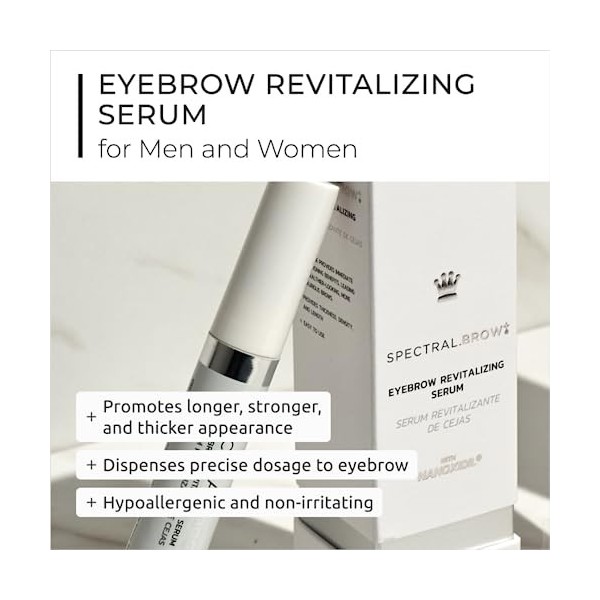 Spectral.brow + Revitalizing Everwow Serum. 5% 4 ml de croissance des sourcils nanoxidil