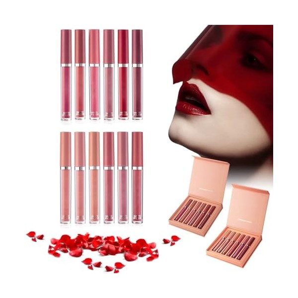 Havenlyn Everlasting Liquid Lipstick Matte,Matte Liquid Moisturizing Lip Gloss Kit,Havenlyn the Everlasting Liquid Lipstick M