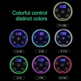 Kit dalimentation pour tatouage - Alimentation pour écran tactile SOTICA Mini-alimentation intelligente pour affichage à cri