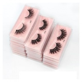 UAMOU 4/20/50/100 paires 3D Cils de vison Cils naturels Faux Cils dramatiques Faux Cils maquillage Extension de Faux Cils Che