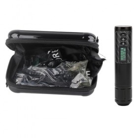 Kit de Stylo de Tatouage Rotatif sans Fil 2 en 1, Stylo, Aiguille à Cartouche, Affichage OLED, Course 3.5mm, Alimentation éle
