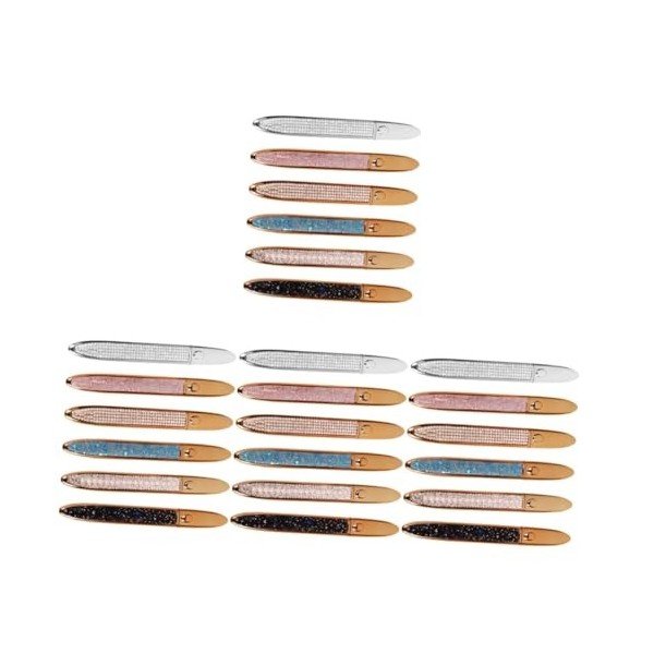 FRCOLOR 18 Pcs Eye-liner Auto-adhésif Se Maquiller Crayon Maquillage Contour Des Yeux Taille-crayons Pour Les Yeux Stylo Maqu