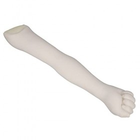 63cm de Longueur de Pratique de Tatouage Faux Bras, Formation de Tatouage de Haute Simulation en Silicone Souple Affichant un