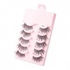 UAMOU Vison Cils Volume Faux Cils 3D vison naturel Long maquillage Faux Cils Faux Cils Cilios moelleux Faux Cils Cheerfully 