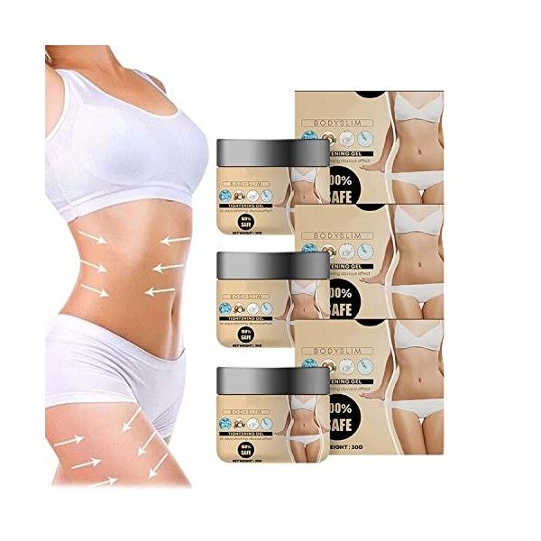 1/2/3pcs ATTDX BodySlim Tightening Gel, Slimming Gel Full Body Belly Fat Burning, Anti Cellulite Slimming Belly Cream, Fat Bu