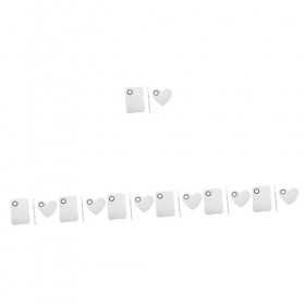 POPETPOP 14 Ensembles De Palette en Acier Inoxydable Mélange De Peinture Maquillage Mélange De Vernis À Ongles Palette Artist