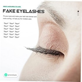 Ipetboom 100 Paires De Cils Pestañas Postizas Livre De Cils Faux Faux Cils Extension Cils Cosmétiques Ioni Cils Simples Bande