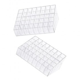 FRCOLOR Lot de 6 porte-rouges à lèvres - Boîte de rangement pour bijoux - Rouge à lèvres - Support pour baume à lèvres - Pour