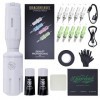 Dragonhawk kit tatouage complet cartouche tatouage Wireless Rotary machine a tatouer Pen aiguille tatouage Couleur de tatouag