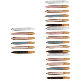 FOMIYES 24 Pièces Eye-Liner Auto-Adhésif Stylo À Colle Pour Cils Taille-Crayon Maquillage Cosmétiques Eye-Liner À Paillettes 