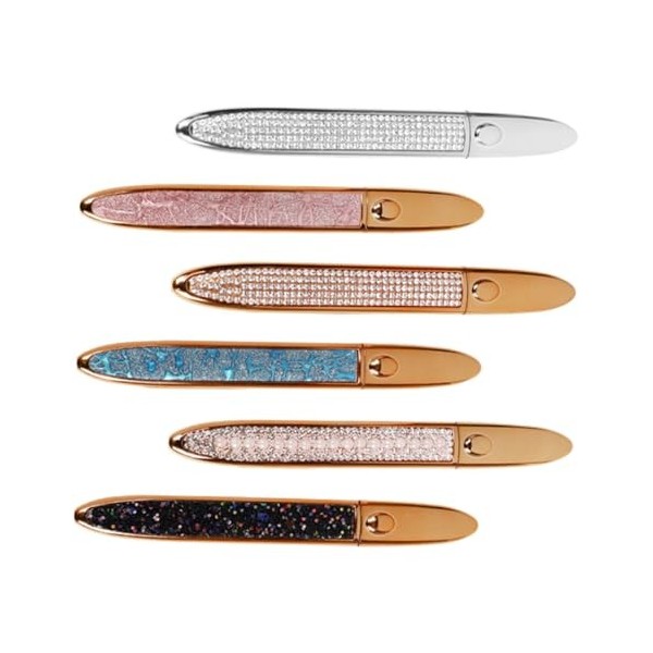 FOMIYES 24 Pièces Eye-Liner Auto-Adhésif Stylo À Colle Pour Cils Taille-Crayon Maquillage Cosmétiques Eye-Liner À Paillettes 