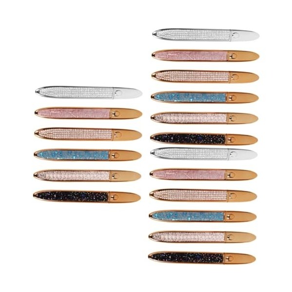 FOMIYES 24 Pièces Eye-Liner Auto-Adhésif Stylo À Colle Pour Cils Taille-Crayon Maquillage Cosmétiques Eye-Liner À Paillettes 