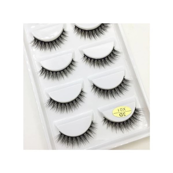UAMOU 10/50 boîtes 37 Style 5 paires naturel 3D Faux Cils maquillage Faux Cils Faux Cils maquillage beauté Maquillaje Cheerfu