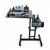 Tatouage WorkStation - Plateau de tatouage portable - Réglable en hauteur - Avec roues universelles