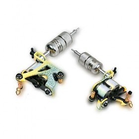 Kit de tatouage complet Set 4 machine à tatouer 40 étuis dencres 50 aiguilles