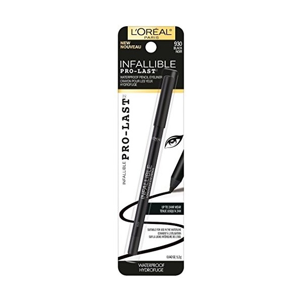 LOREAL Infallible Pro-Last Waterproof Pencil Eyeliner - Black