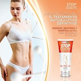 Gel Intensif Anti-Cellulite, Réducteur et Raffermissant | Élimine la cellulite et la peau dorange | Raffermit, tonifie et hy