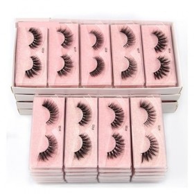 UAMOU 4/20/50/100 paires 3D Cils de vison Cils naturels Faux Cils dramatiques Faux Cils maquillage Extension de Faux Cils Che