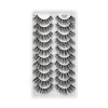 UAMOU Mélange de 100 paires de cils en vison 3d vaporeux, ensemble de cils moelleux, emballage de cils, maquillage, Extension