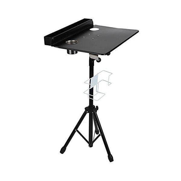 AYNEFY Table de Tatouage Support de Travail de Tatouage Portable Établi de Tatouage Réglable en Hauteur Bureau de Tatouage av