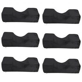 BOLAXHCA 6X Professional Extension de Cils Oreiller Spécial Flanelle Salon Utilisation MéMoire Beauty.Pillow Stand Greffé pou