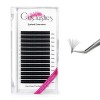 Extension Cils Coloré Easy Fan Lashes Crislashes Violet Versicolore Volume Extensions de cils Coloured Eyelash Extensions Omb