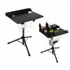 Acesunny Tatouage portable réglable - Station de travail - Table de bureau - 61-107 cm - Repose-bras - Tatouage - Support pou