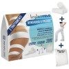 Bandages drainants jambes avec effet froid + recharge. Bandage anti-cellulite amincissant raffermissant 225 ml avec complexe 