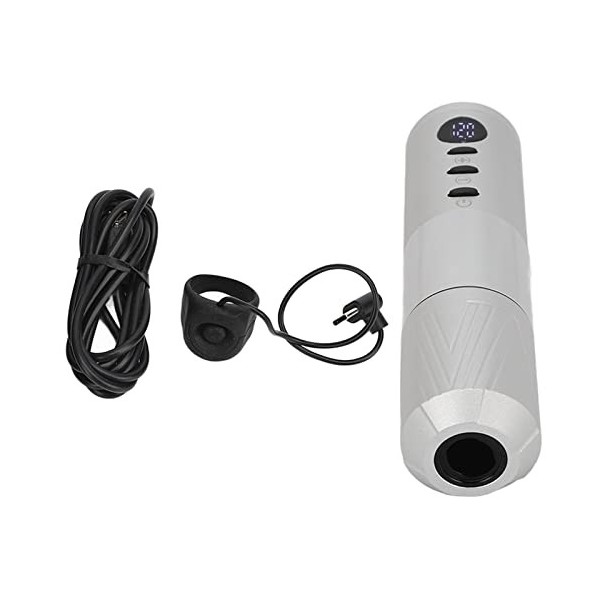Stylo à Batterie pour Machine à Tatouer sans Fil, écran LED 1450 MAh, avec Réglage de Tension 5-12 V, capacité 1450 MAh, Régl