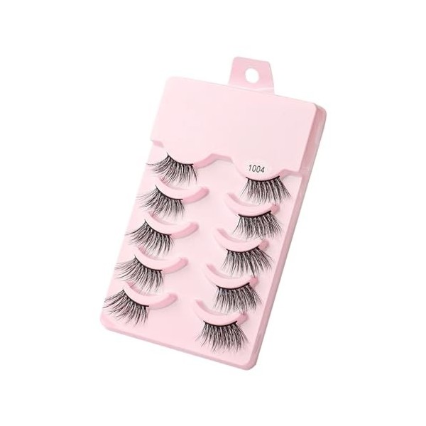 UAMOU Vison Cils Volume Faux Cils 3D vison naturel Long maquillage Faux Cils Faux Cils Cilios moelleux Faux Cils Cheerfully 