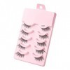 UAMOU Vison Cils Volume Faux Cils 3D vison naturel Long maquillage Faux Cils Faux Cils Cilios moelleux Faux Cils Cheerfully 