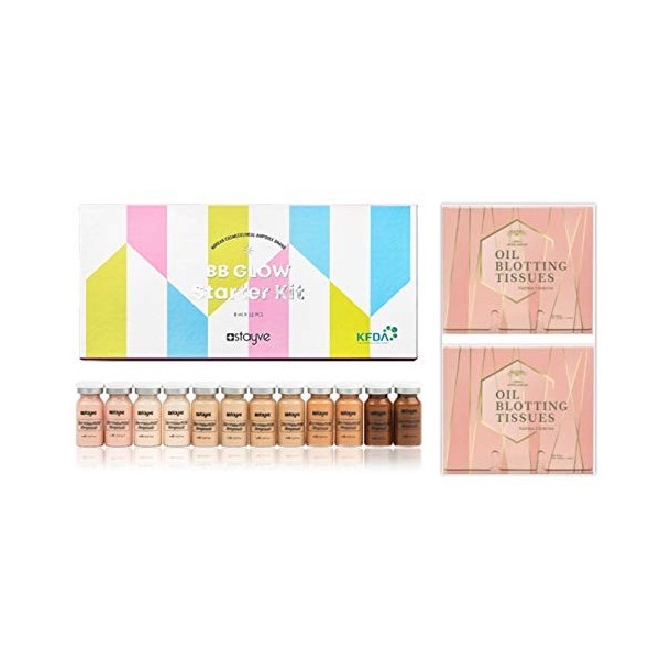 Stayve BB Meso Glow Starter Kit - 12 pcs x 5 ml /1 paquet Fabriqué en Corée