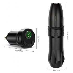 TATELF machine tatouage avec 2 pièces sans fil batterie de tatouage de 20 cartouches daiguilles Complet machine à tatouer ro