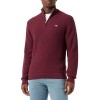 GANT Coton Texture Demi-Zip Sweater, Red Shadow, M Homme