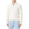 GANT Coton Texture Demi-Zip Sweater, Red Shadow, M Homme