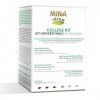 MINA ibrow Henna College Kit 6 Colors of ibrow Henna, Brow Conditioning Cleanser & Brow Nourishing Oil 