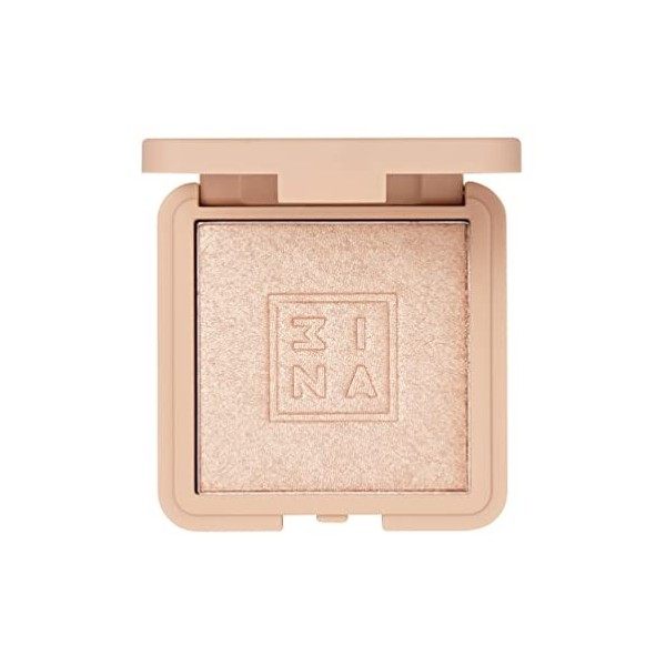 3INA MAKEUP - The Highlighter 512 - Bronze - Highlighter Poudre - Enlumineur Poudre -Formule Pigmentée Longue durée - Texture