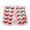 UAMOU 2/20/100 boîtes de cils de vison 5 paires de faux cils naturels bouclés épais Maquiagem Extension de cils outils de maq