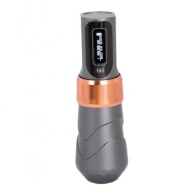 Stylo de Machine à Tatouer sans Fil, Double Batterie Rapide, Doublure de 2000mAh GRAY 